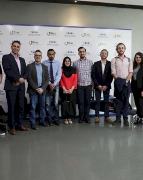Palestinian startups Pitching at Dtec