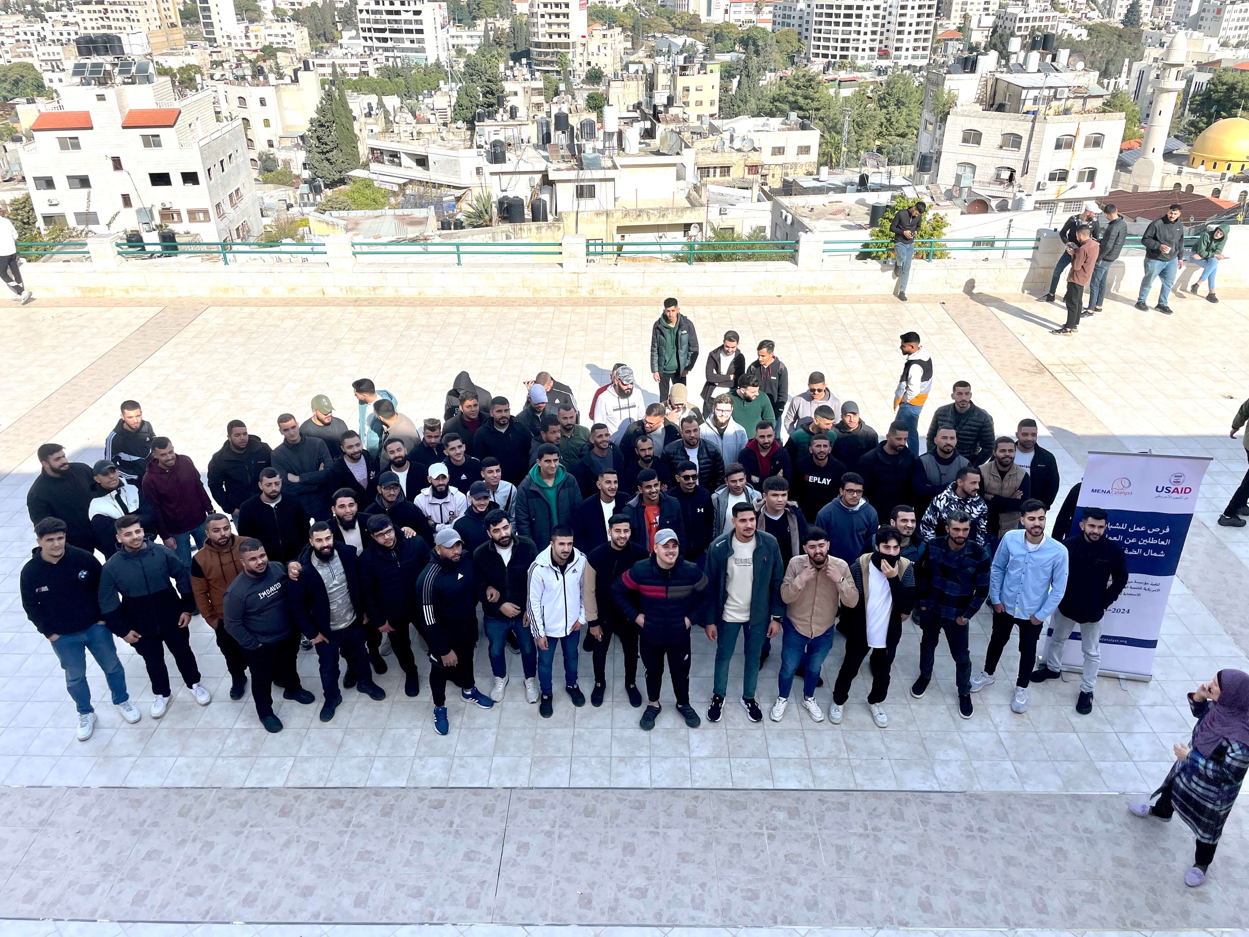 MENACatalyst Connects 200 Unemployed Youth in Nablus with Promising Jobs in Local SMEs